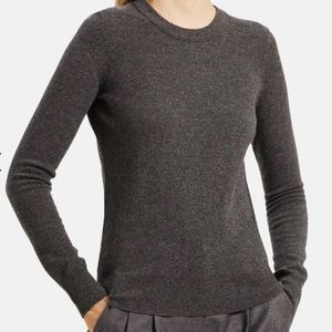 Theory charcoal grey cashmere sweater
